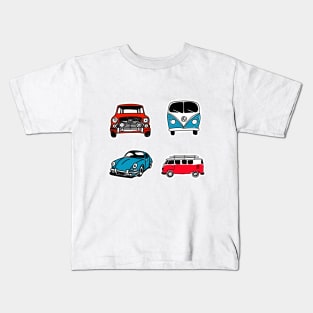 Retro Cars Kids T-Shirt